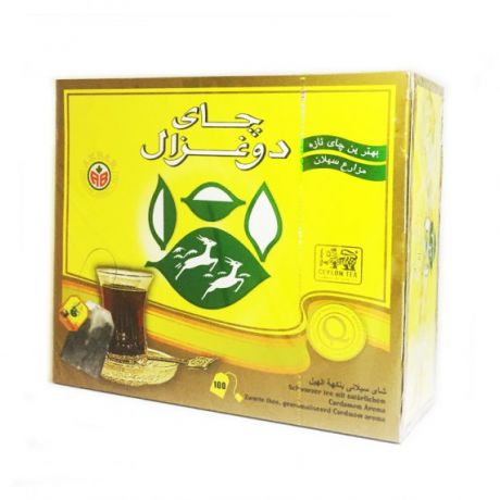 چای تی بگ با طعم هل 25 عددی دوغزال 