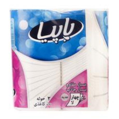 حوله كاغذی 4 لايه 2 رول پاپيا